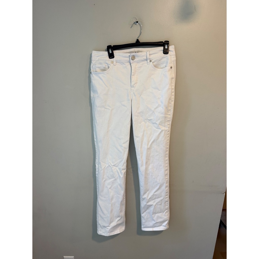 Code Bleu Chelsea Classic Straight Leg White Jeans Size 10 Womens